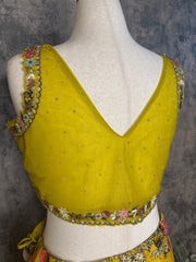 Yellow lehanga