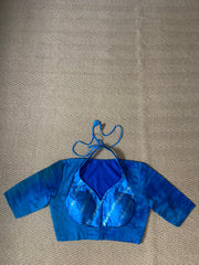 Blue 2 in one masaba style blouse