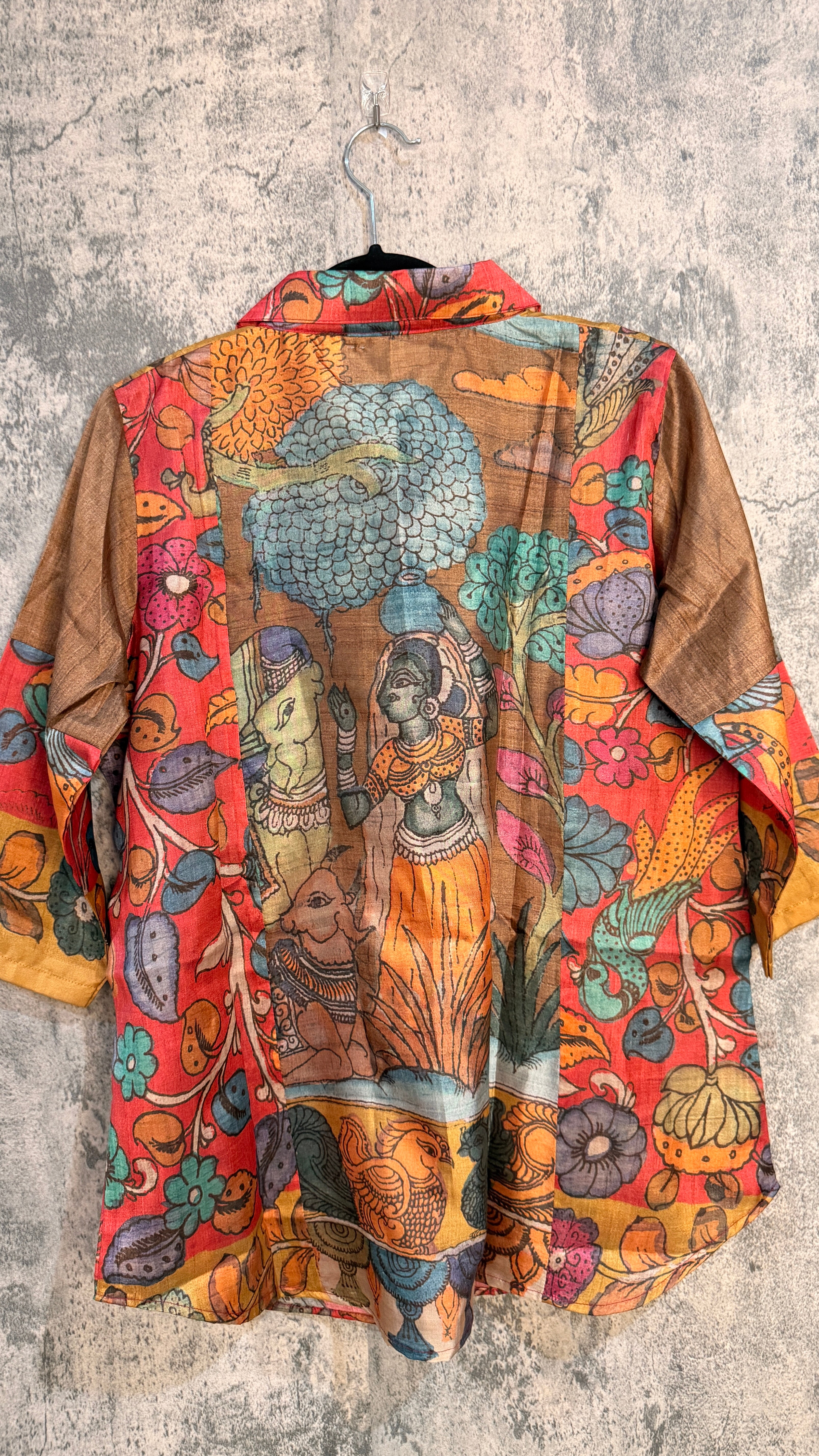 Kalamkari dijital printed kurti shirts