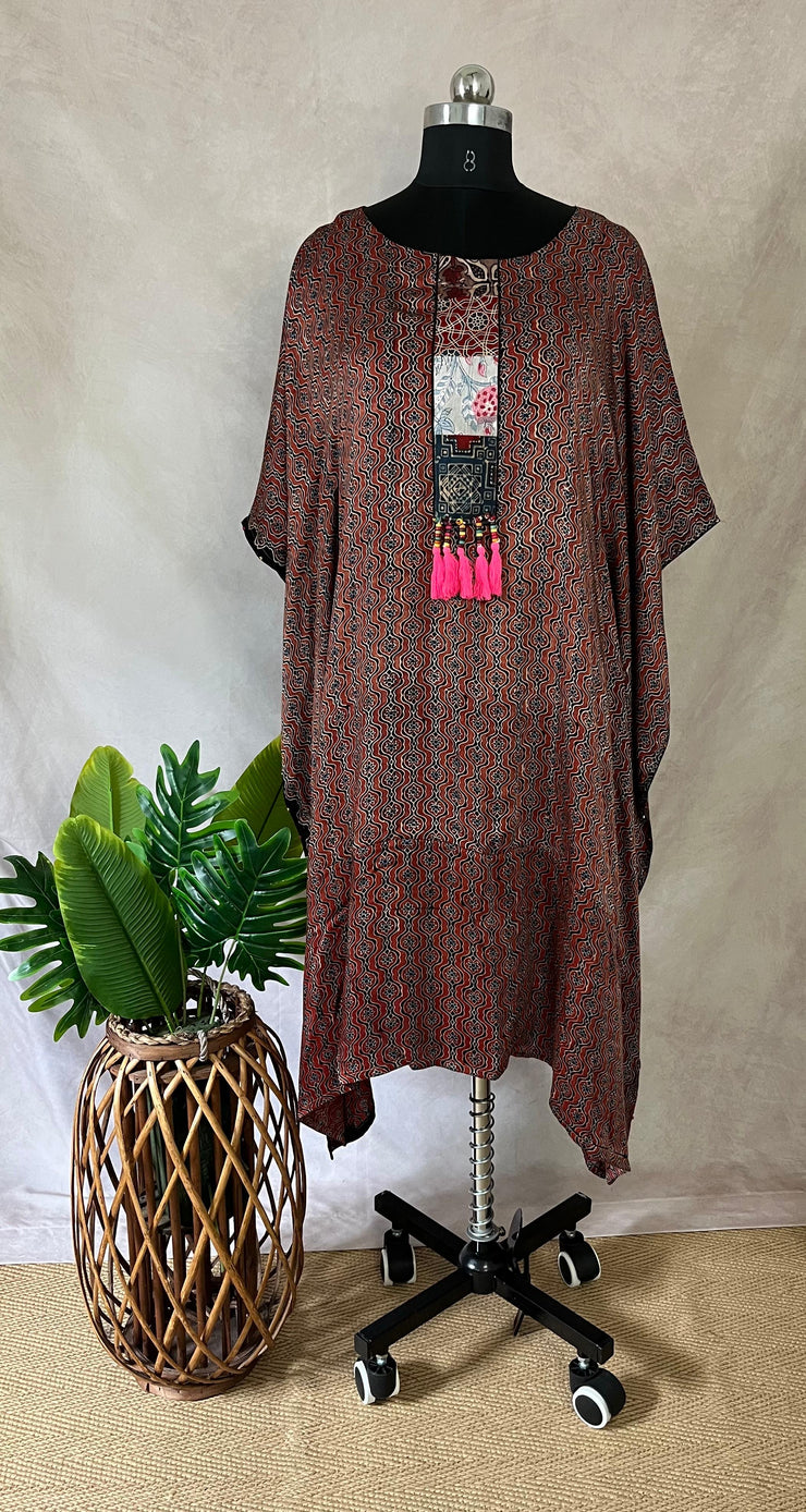 Modal silk kaftan