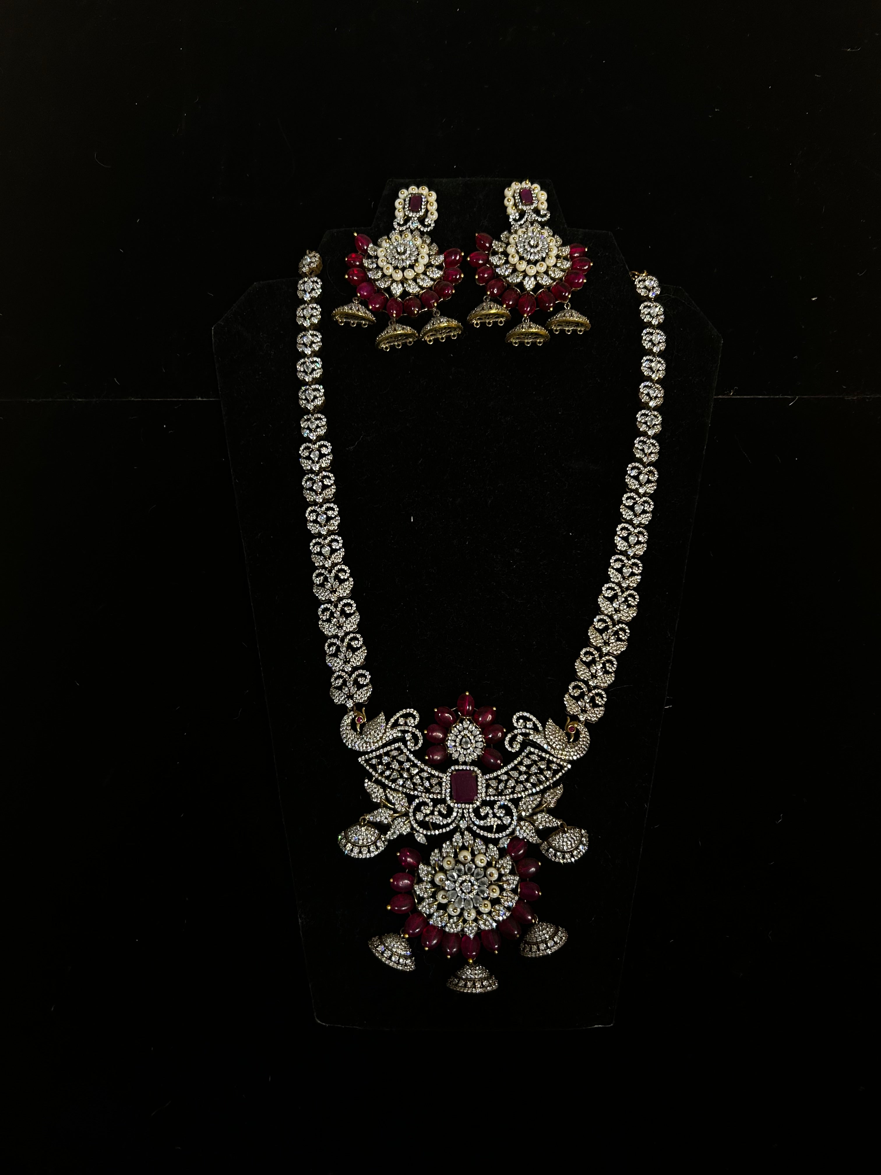 Necklace with earring