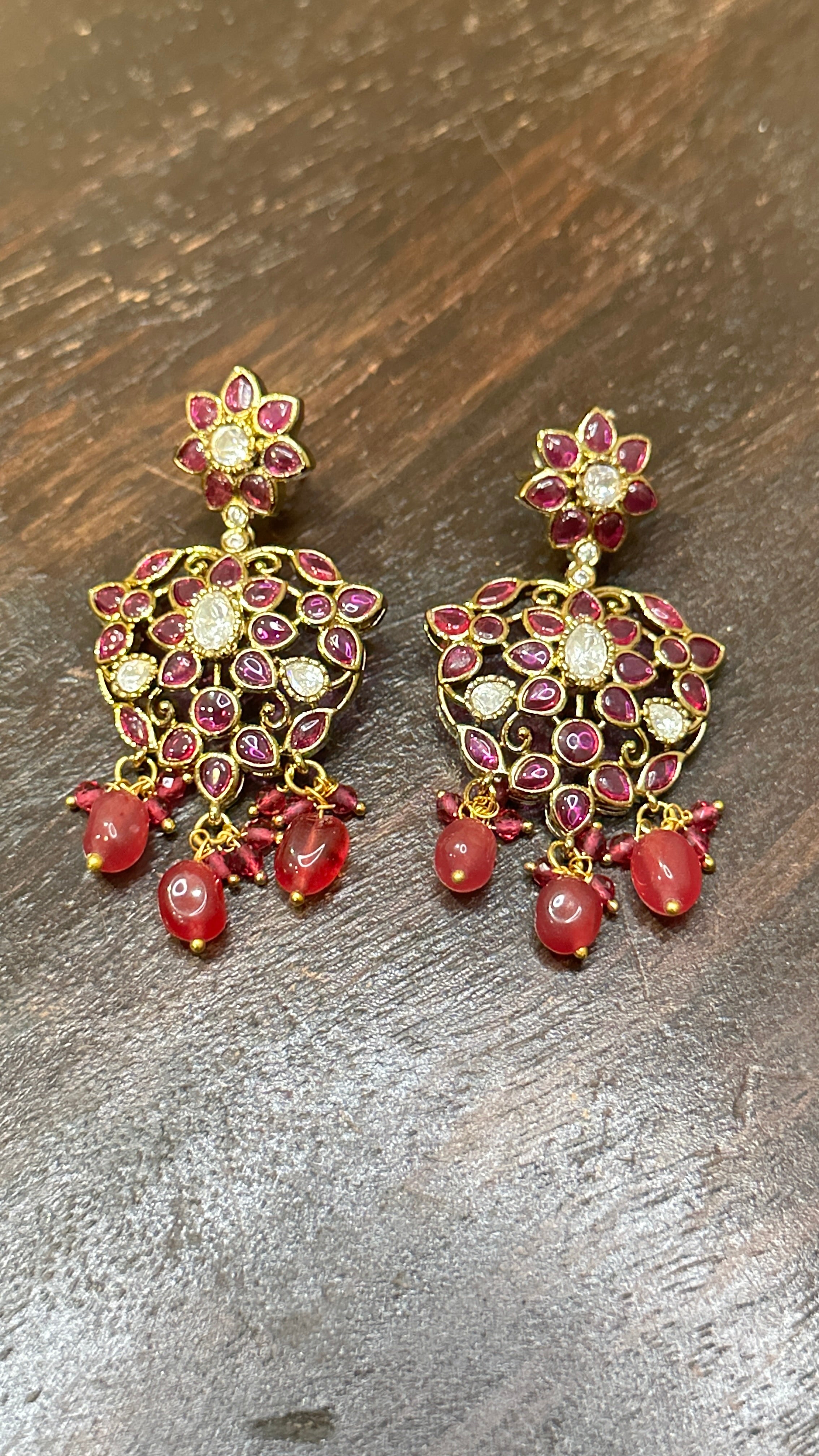 Necklace with earring