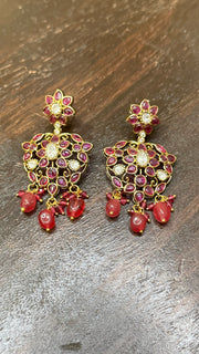 Necklace with earring