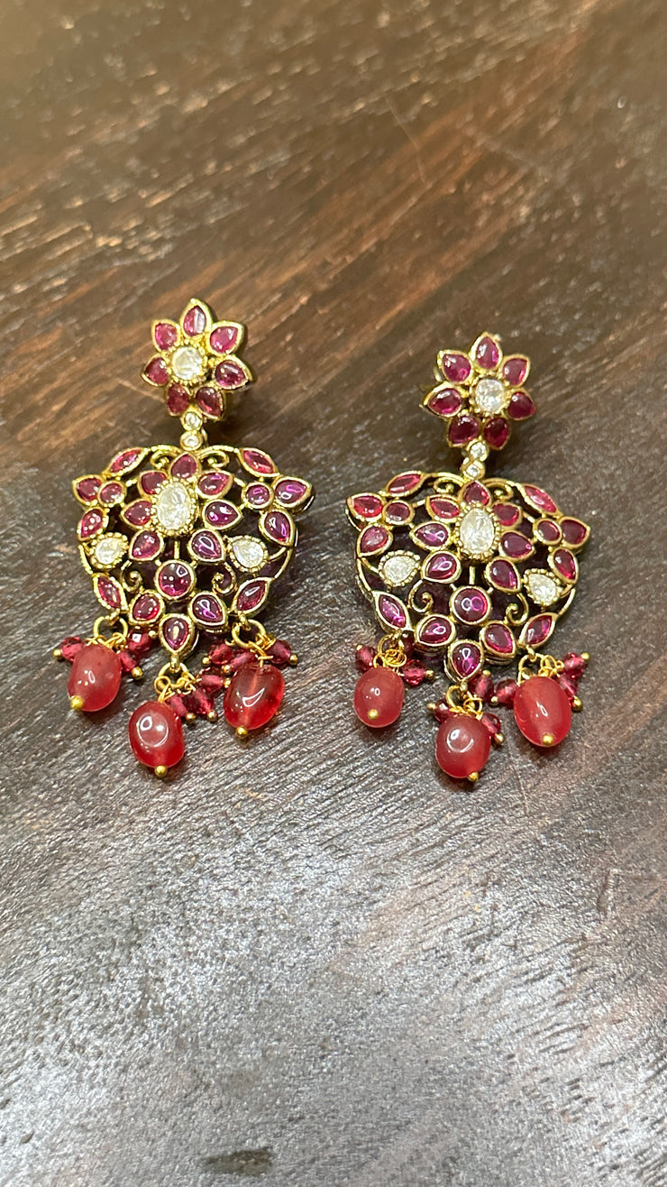 Necklace with earring