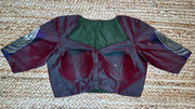 Green iridescent blouse