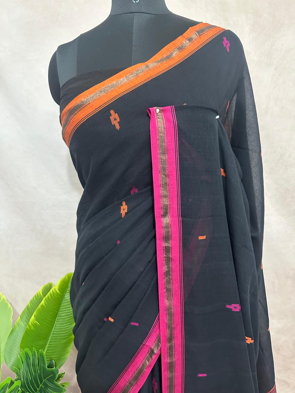 Handloom cotton saree, no BP