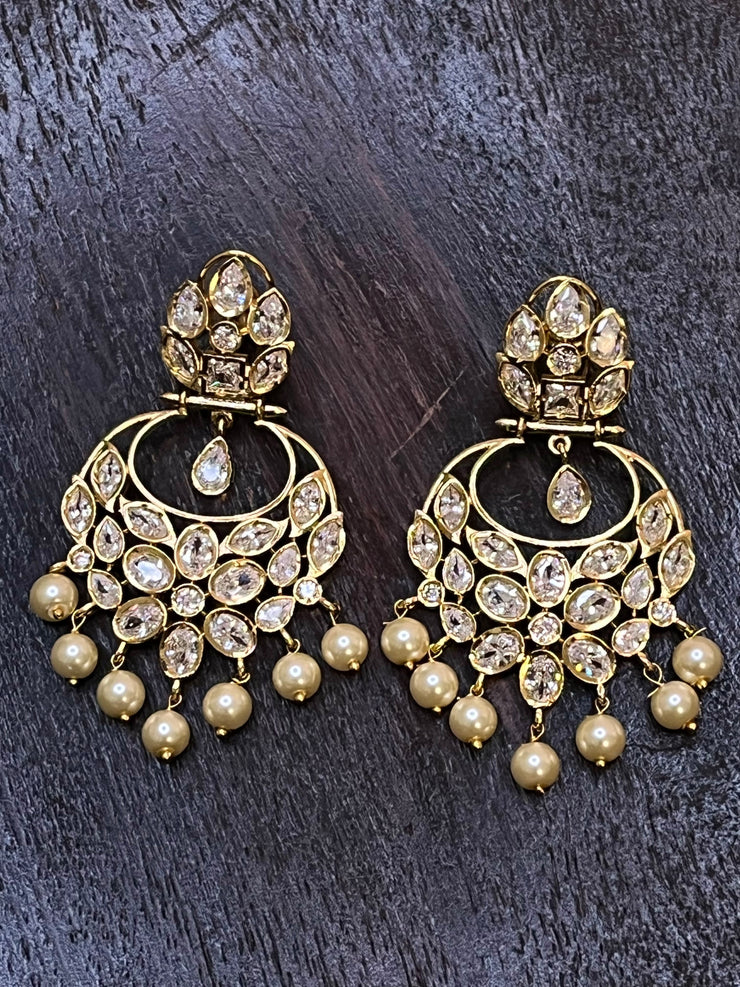 Polki chandbali