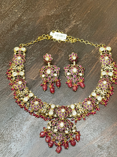Necklace with earring