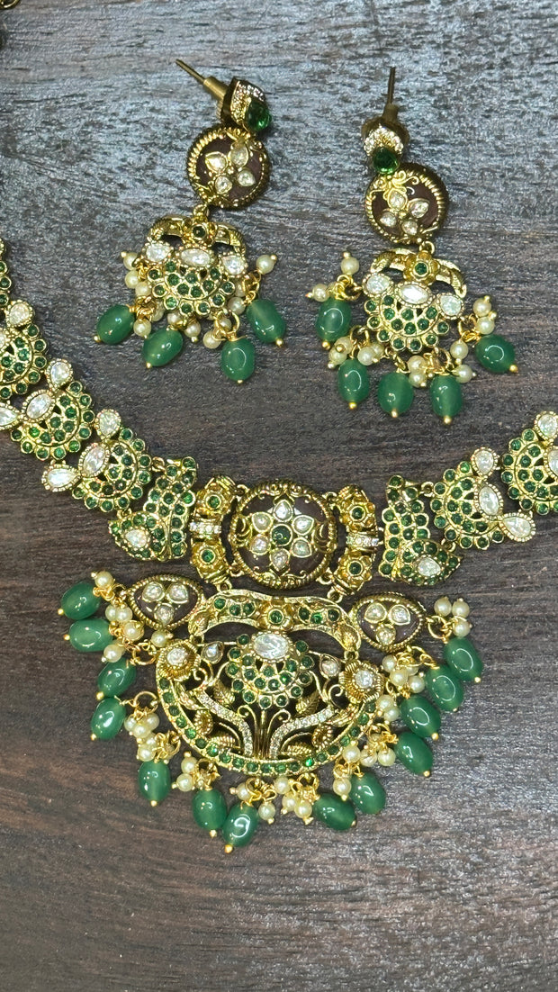 Necklace with earring