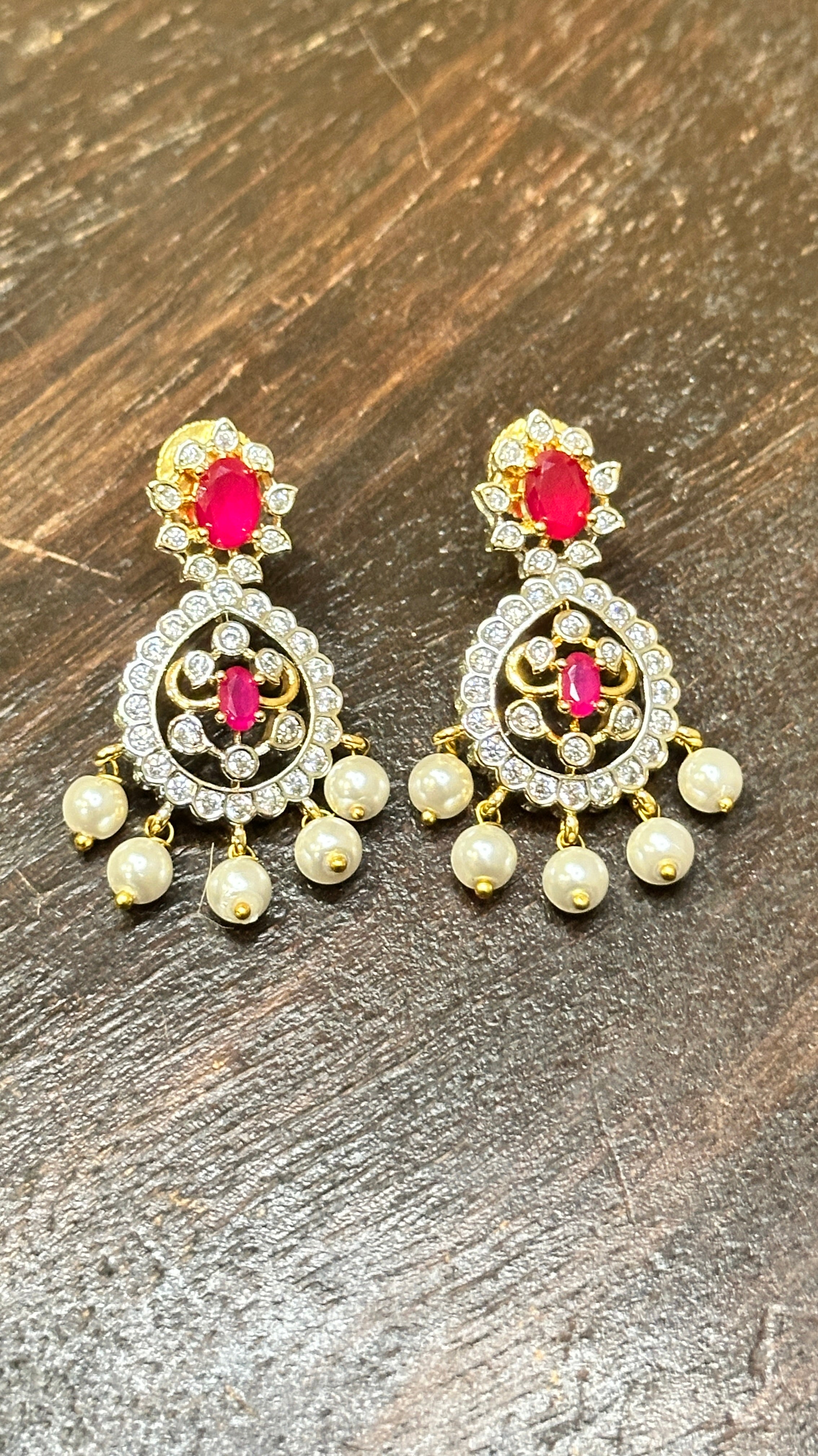 Necklace with earring