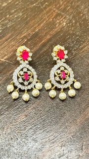 Necklace with earring