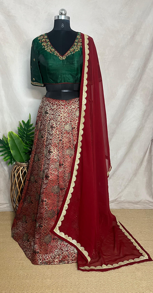 Banarsi brocade lehanga