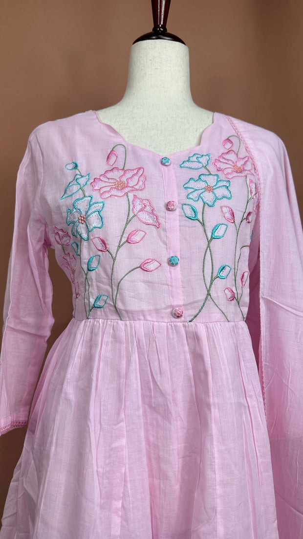 Light Pink kurti set