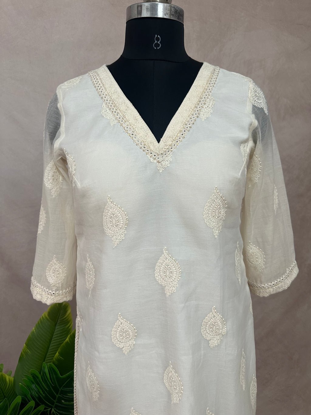 Chanderi silk kurti