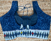 Indigo blouse