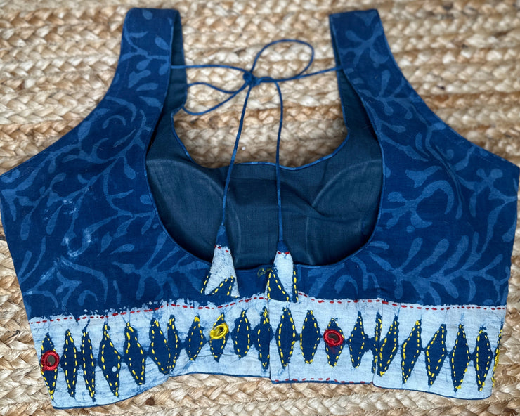 Indigo blouse