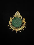 Designer pendent with-carved stone