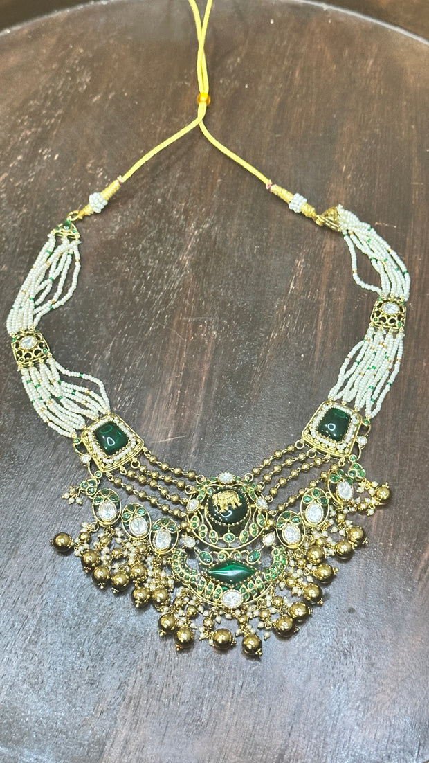 Necklace with earring