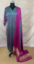 Shibori modal silk kurti set
