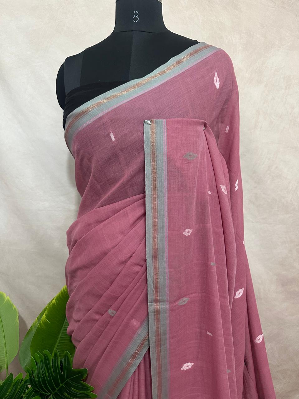 Handloom cotton saree, no BP