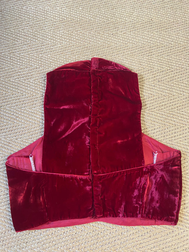 Red Velvet blouse