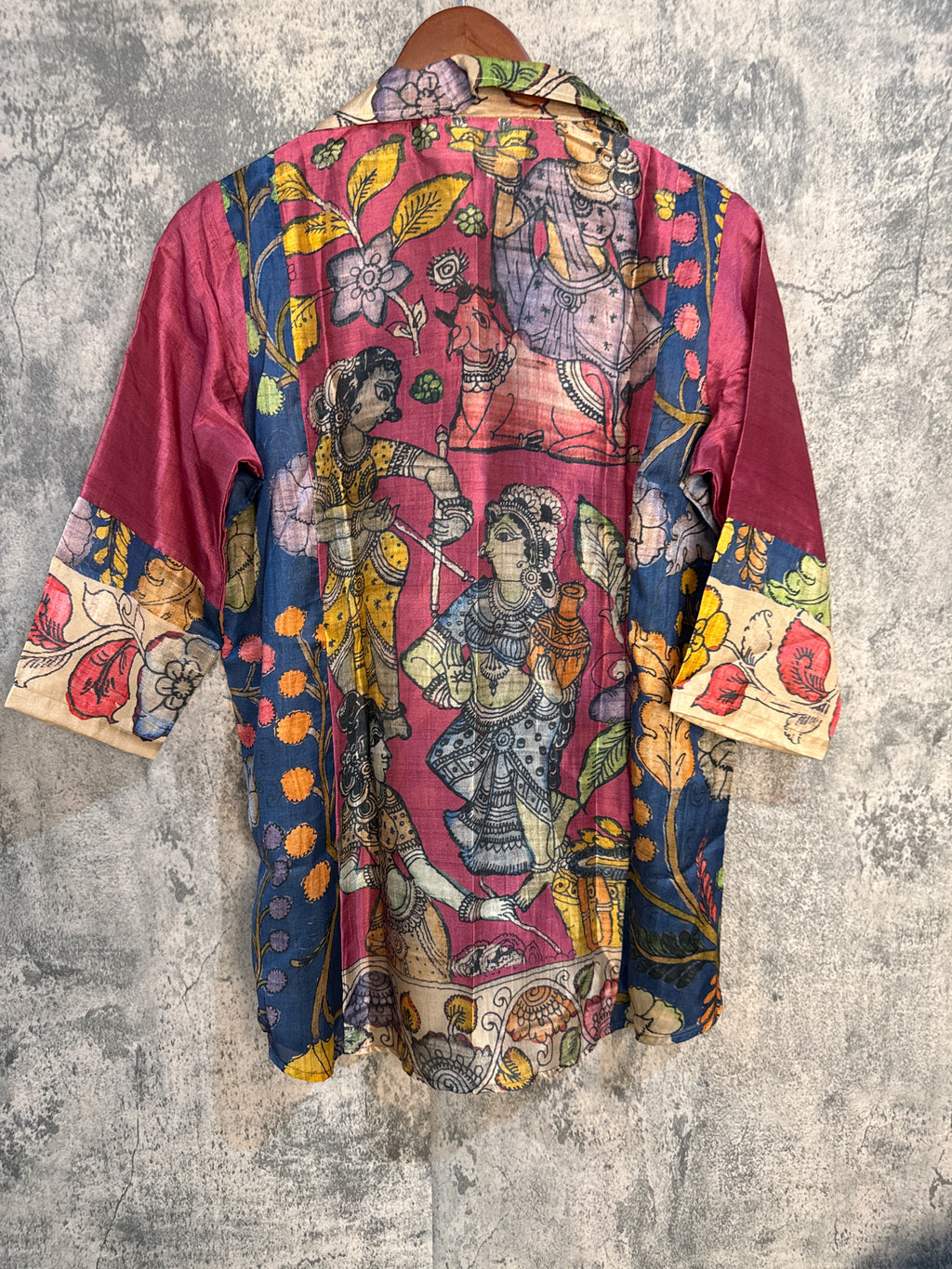 Kalamkari dijital printed kurti shirts