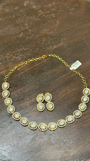 Necklace with earring