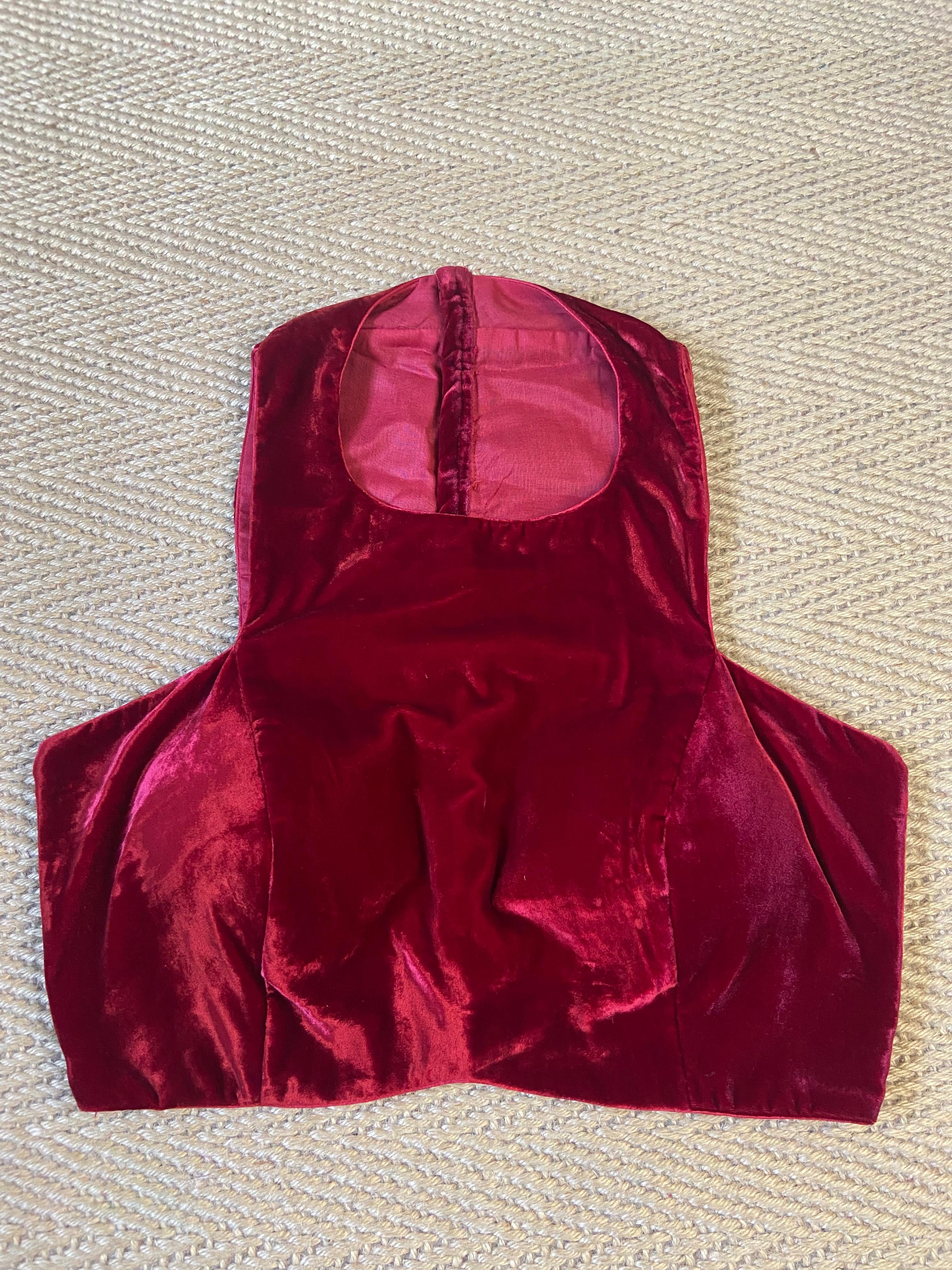 Red Velvet blouse