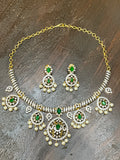 Necklace with earring