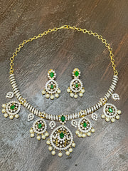 Necklace with earring