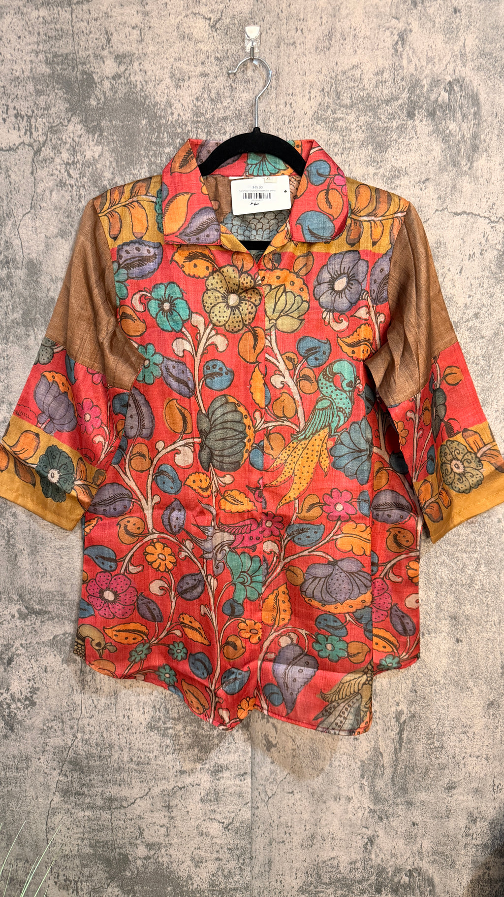 Kalamkari dijital printed kurti shirts