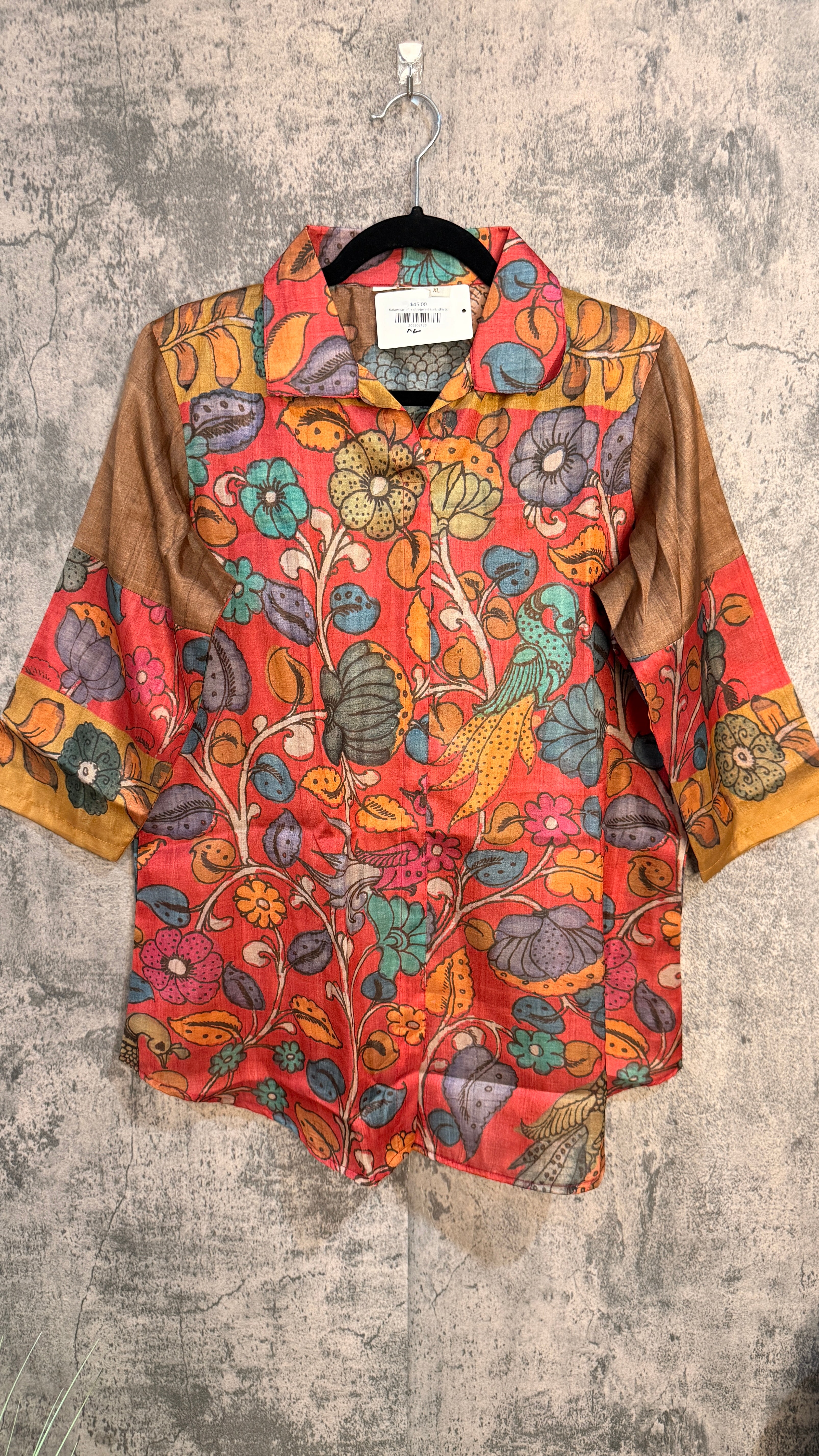 Kalamkari dijital printed kurti shirts