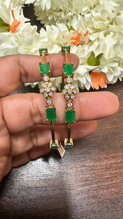 Gold bangles set - size 2.8