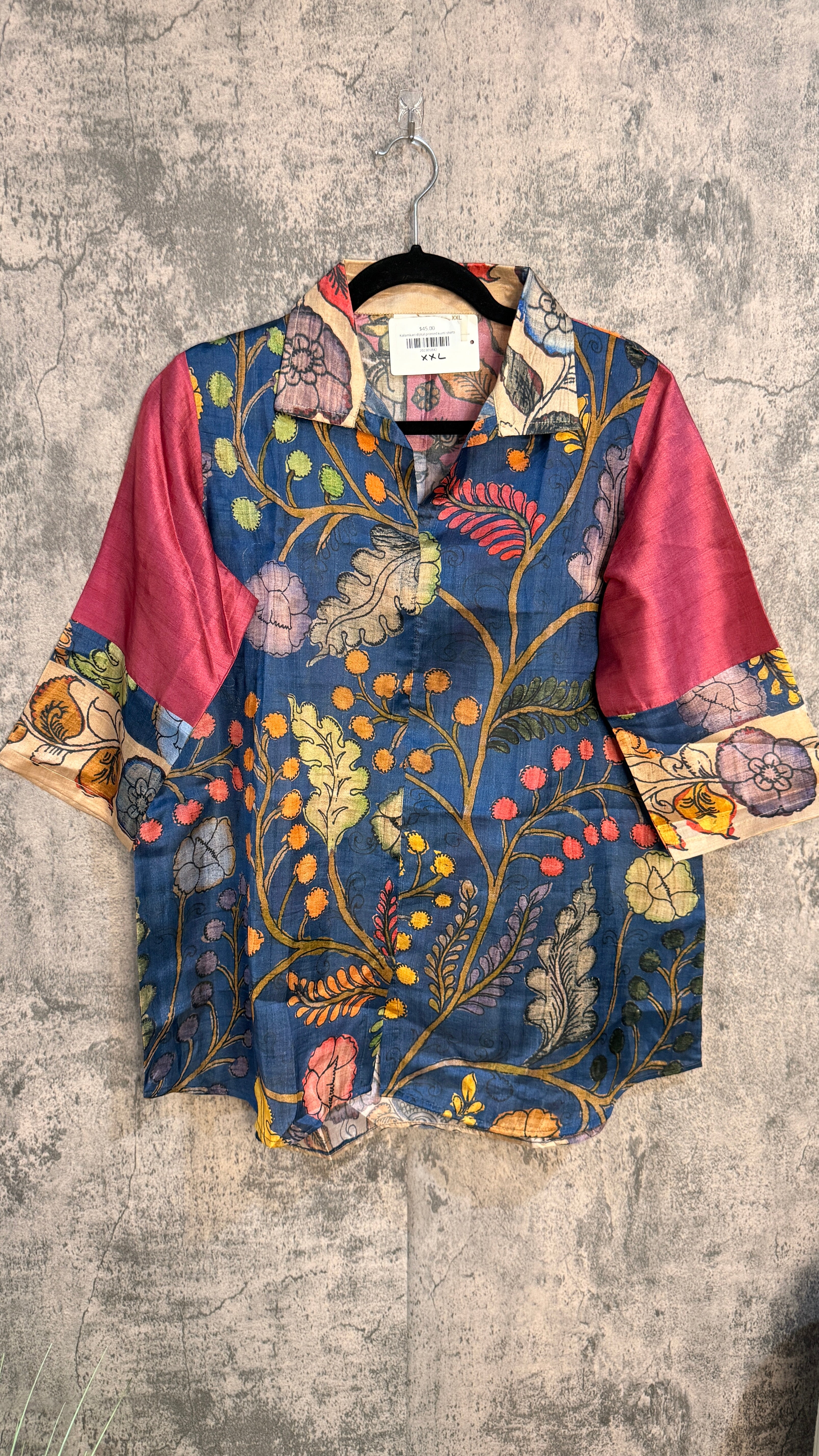 Kalamkari dijital printed kurti shirts