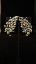 Dual tone peacock ear cuff