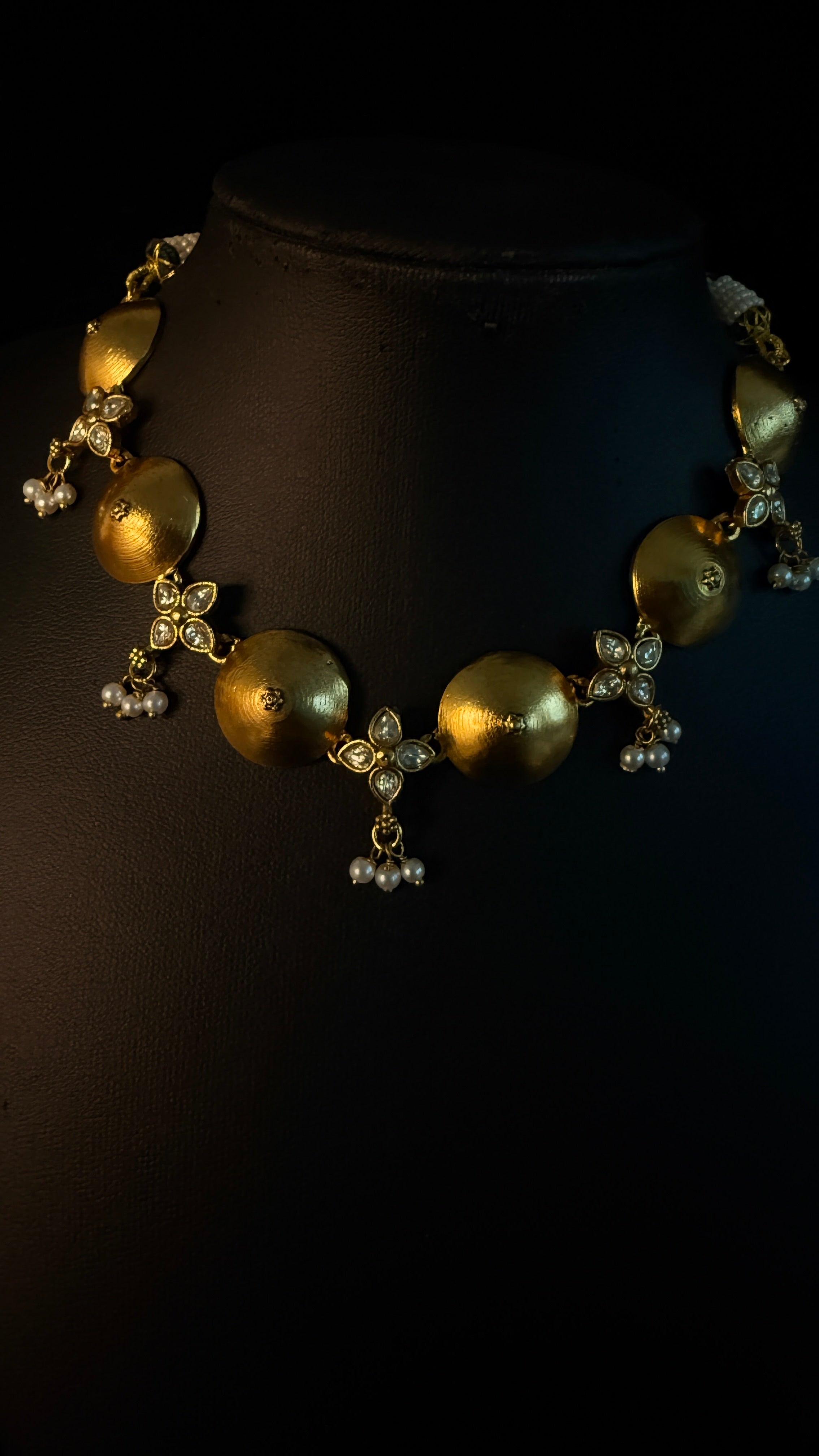 Tribal insipred choker with earring