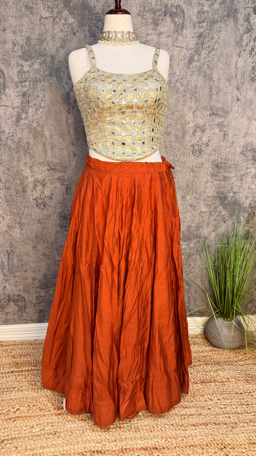8 m flare navrathri skirt