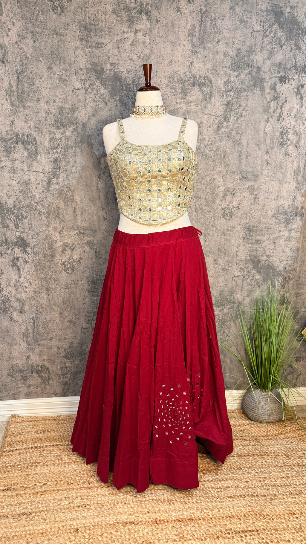 8 m flare navrathri skirt