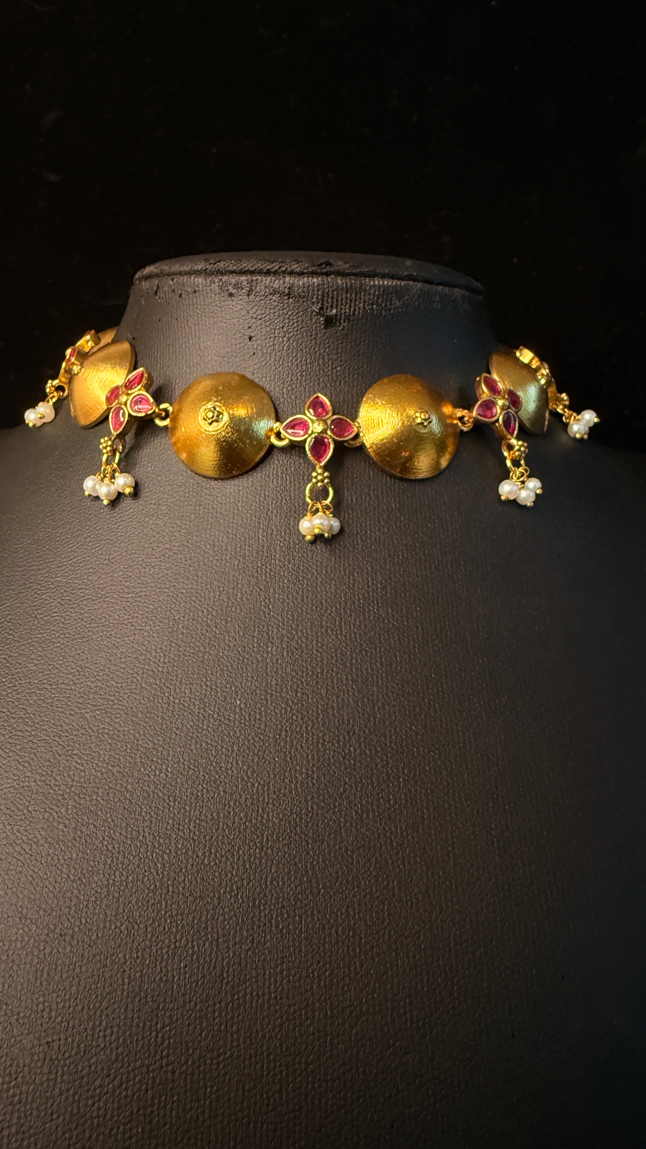 Tribal insipred choker with earring