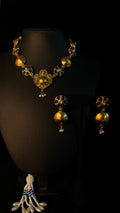 Tribal insipred necklace with earring