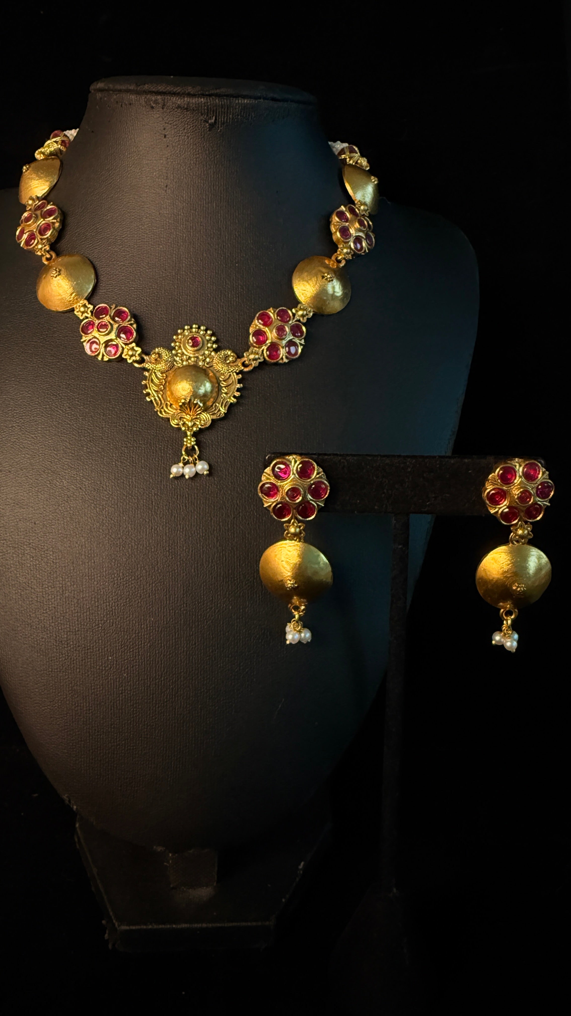 Tribal insipred necklace with earring