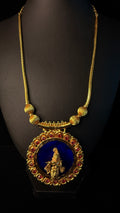 1gm gold plated Pendent with jhumka