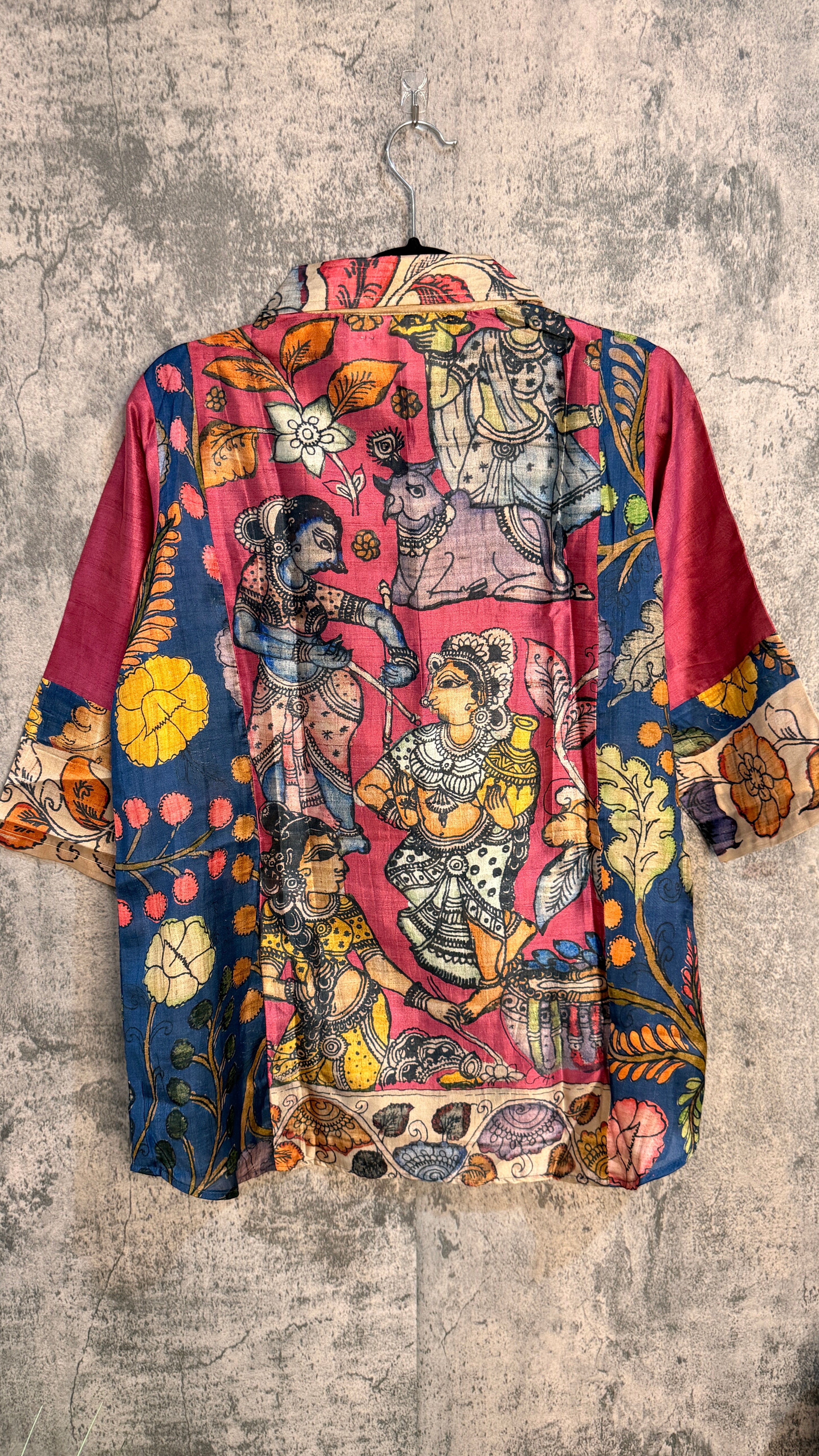 Kalamkari dijital printed kurti shirts