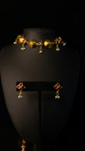 Tribal insipred choker with earring