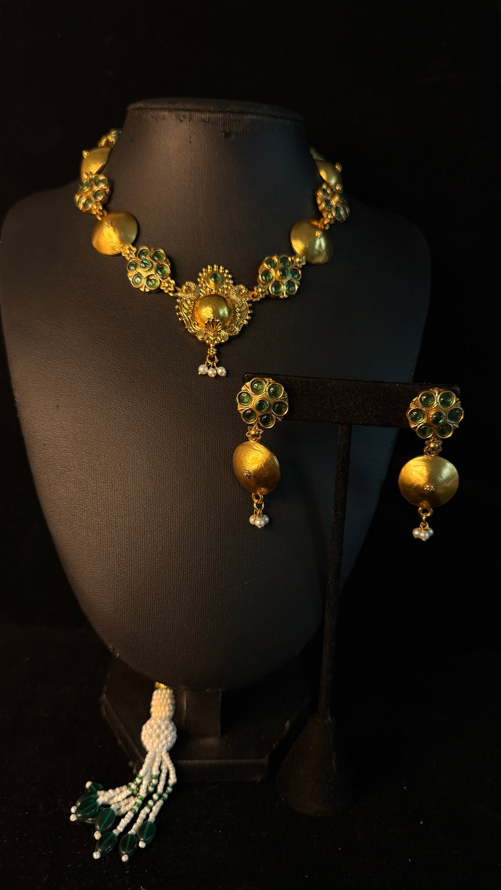 Tribal insipred necklace with earring