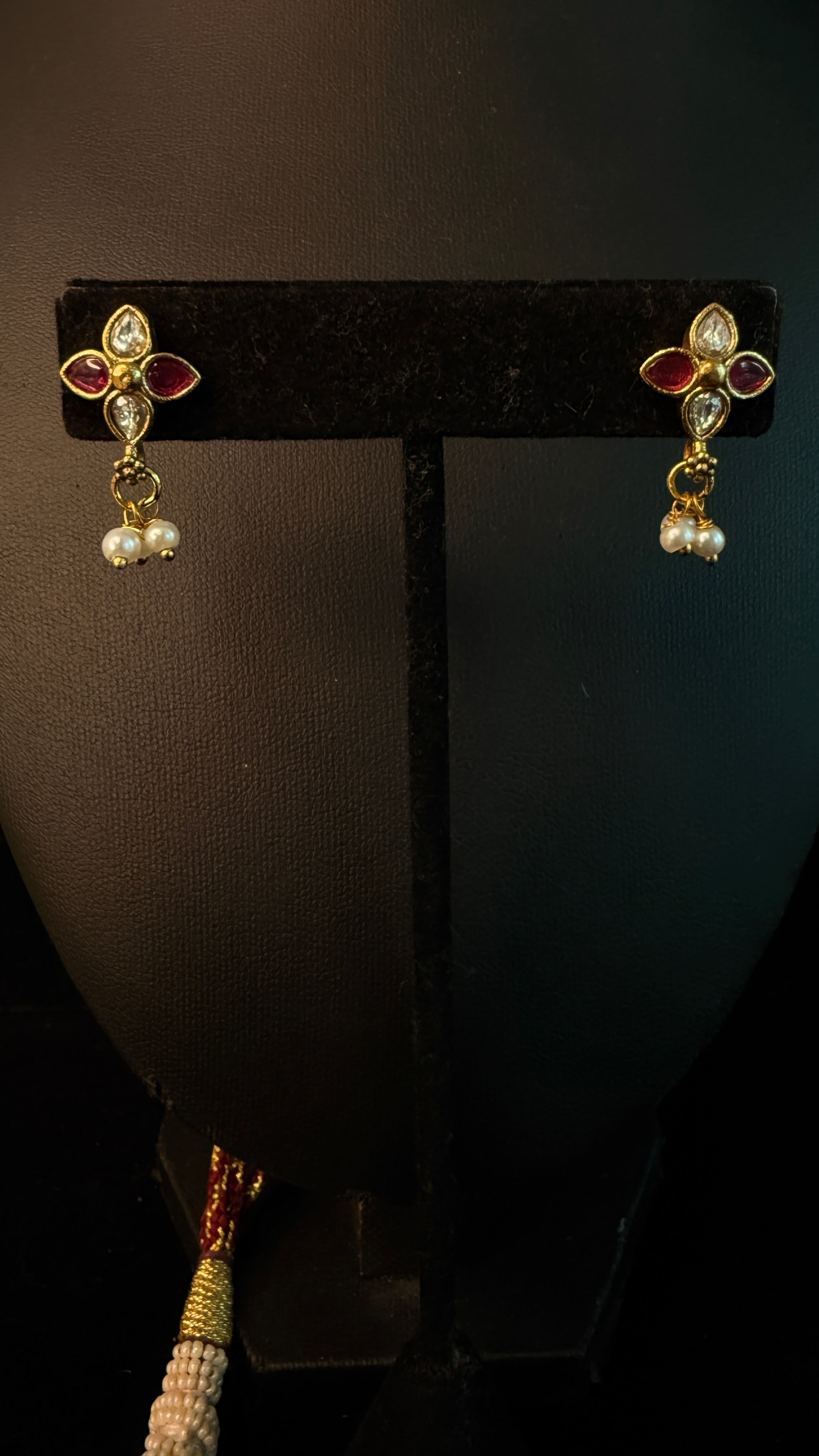Tribal insipred choker with earring