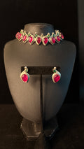 Necklace with earring