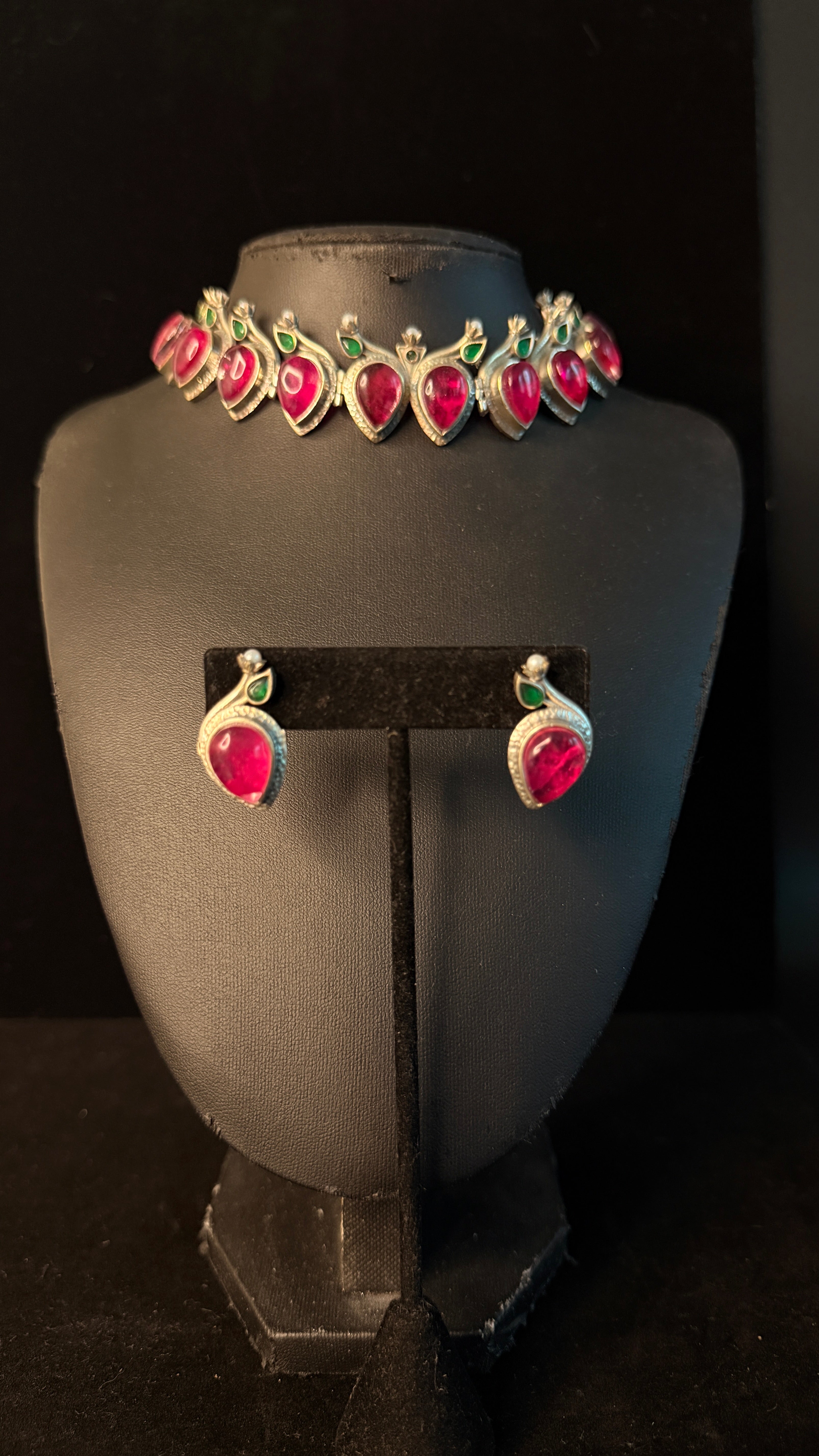 Necklace with earring
