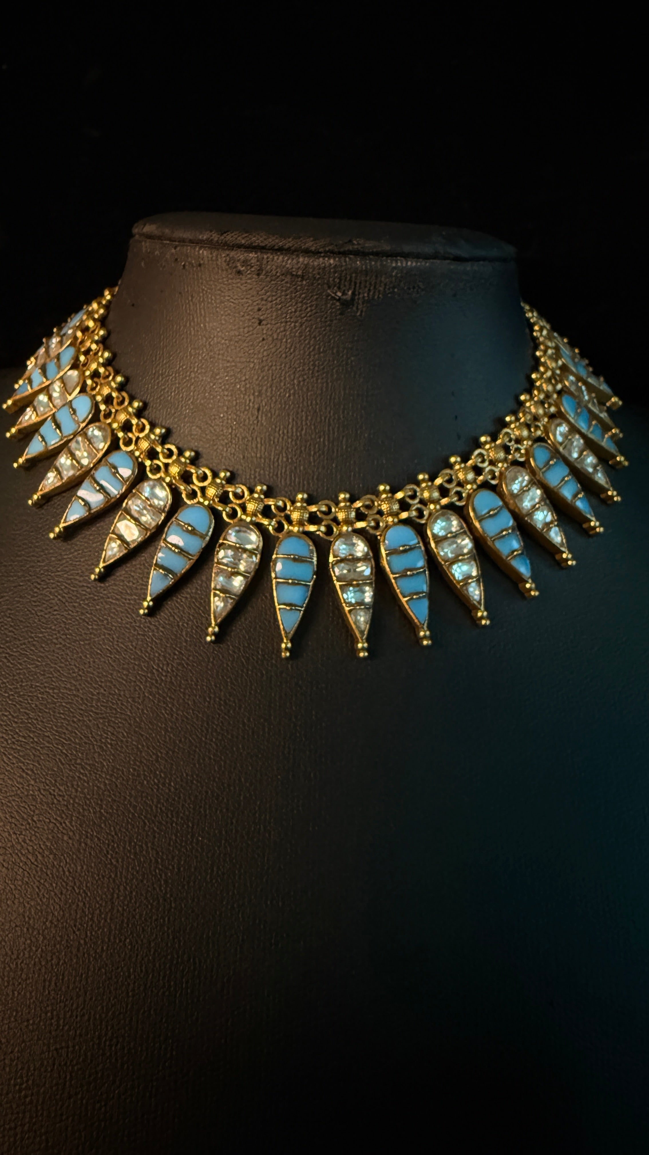 kerala Traditional jasmin bud insipred necklace with earring