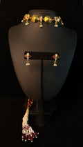 Tribal insipred choker with earring